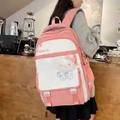 垣途者 日系可爱学生初中高中 帆布 双肩包 女款 多色