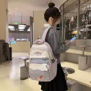 垣途者 日系可爱少女书包学生背包 尼龙 双肩包 常规 女款 多色