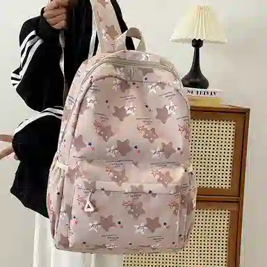 垣途者 高颜值星星初中高中学生 尼龙 双肩包 女款 多色