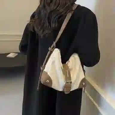 垣途者 小众美式复古高级感通勤 皮绒 腋下包单肩包 女款 多色