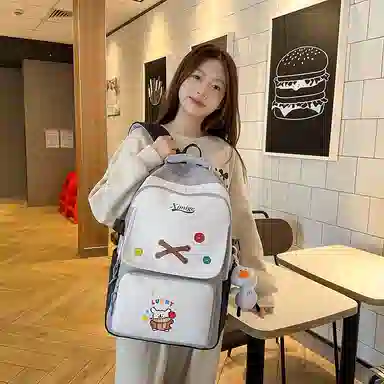 垣途者 书包日系小清新初中高中大学生 尼龙 双肩包 女款 多色