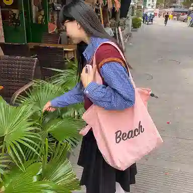 垣途者 日系小清新慵懒风大容量百搭 尼龙 单肩包 女款 多色