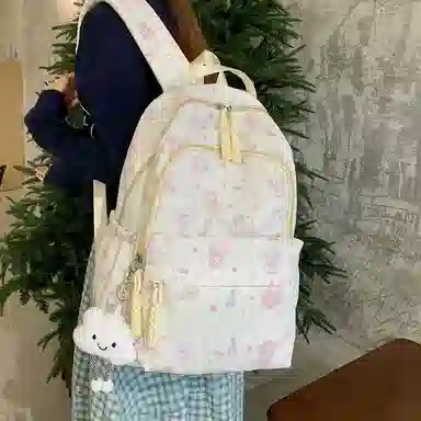 垣途者 学生日系少女小清新 复合布 双肩包 女款 多色