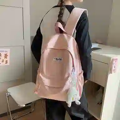 垣途者 小清新简约百搭书包女学生 尼龙 双肩包 常规 女款 多色