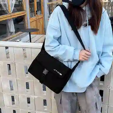 垣途者 简约百搭学生街头潮流 尼龙 斜挎包 男女同款情侣款 多色