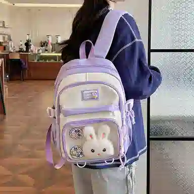 垣途者 日系可爱少女初高中大学生 尼龙 双肩包 女款 多色