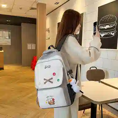 垣途者 书包日系小清新初中高中大学生 尼龙 双肩包 女款 多色