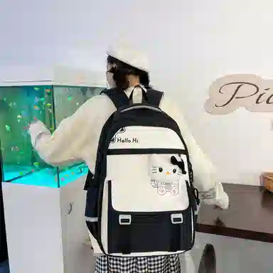 垣途者 日系可爱学生初中高中 帆布 双肩包 女款 多色