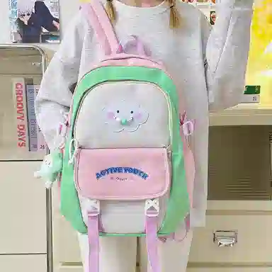 垣途者 日系可爱小清新书包韩版 尼龙 双肩包 常规 女款 多色