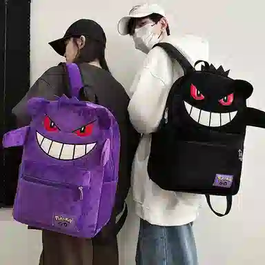 垣途者 小众个性卡通动漫潮牌 绒毛 双肩包 男女同款情侣款 多色