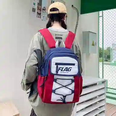 垣途者 潮牌韩版学院风 牛津布 双肩包 男女同款情侣款 多色