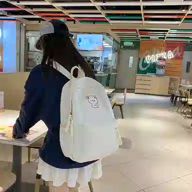 垣途者 日系小清新学院风 尼龙 双肩包 女款 多色