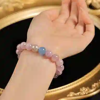 一世倾 九紫离火运能量加持磁场招财时来运转国潮新中式淡雅显白气质精美精致百搭运势高级感好运天然 紫水晶 手串 男女同款情侣款
