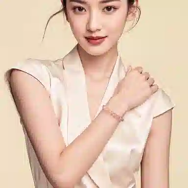 一世倾 金榜题名新中式 好运天然 草莓晶 手串 男女同款情侣款