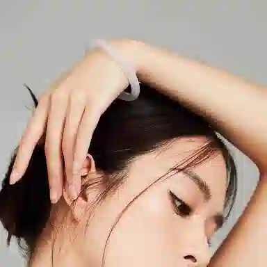 一世倾 新中式国朝古风白月光高级清冷感水逆退散汉服旗袍精致百搭透亮正圈玉镯告白精美礼盒好运天然 玛瑙 手镯 男女同款情侣款