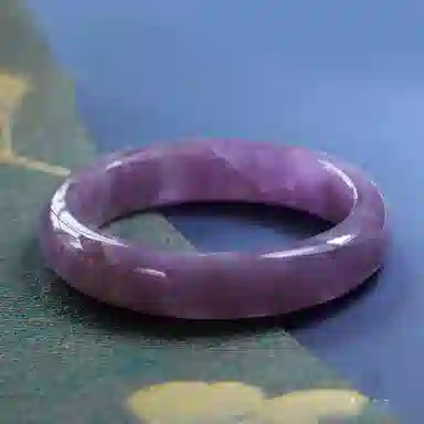 一世倾 流岚紫梦前程似锦能量转运磁场新中式国潮古风气质轻奢简约高级清冷感宫廷风古典优雅好运天然 紫水晶 手镯 男女同款情侣款