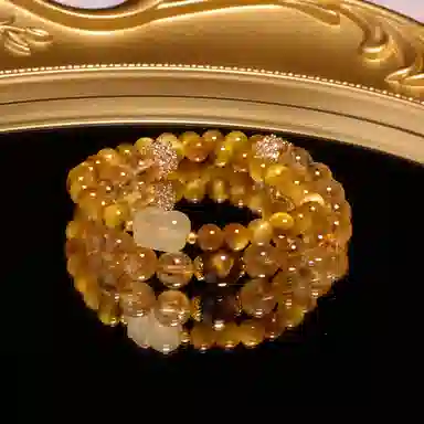 一世倾 时来运转 财源滚滚 八方来财 财富满满#好运天然 虎眼石 手串 男女同款情侣款