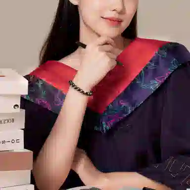 一世倾 旺事业学业顺遂未来可期转运珠新中式吉祥如意平安纳福串珠 精致轻奢佛珠文玩好运天然 黑曜石 手串 男女同款情侣款