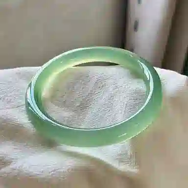 一世倾 新中式国潮浅冰晴复古轻奢精致民族风优雅气质经典温婉莹润古韵素圈旗袍汉服百搭好运 玛瑙 手镯 男女同款情侣款