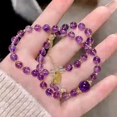 一世倾 财运滚滚招财进宝紫气东来蛇年有钱花暴富转运国朝新中式复古精美礼盒高级感通勤时尚百搭好运天然 黄水晶 手串 男女同款情侣款