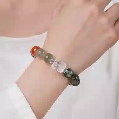 【未来可期】 一世倾 逢考必过锦鲤高中 五行补缺招桃花转运珠 招财暴富貔貅串珠 礼盒 好运天然 多色水晶 手串 男女同款情侣款