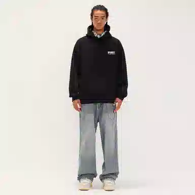 PISYPOX Letter Print Hoodie