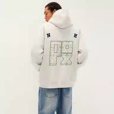PISYPOX Letter Print Hoodie