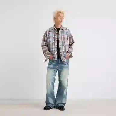 XINYINSU 25FW Plaid Shirt