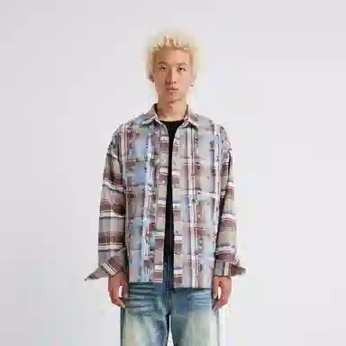 XINYINSU 25FW Plaid Shirt