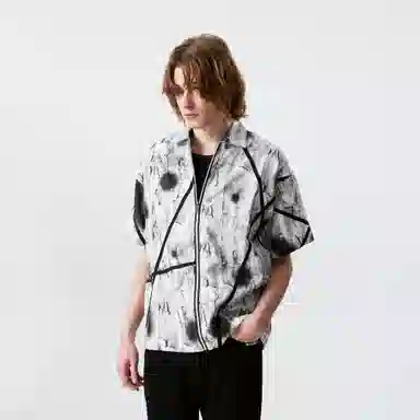 XINYINSU Retro Loose Short Sleeve Shirt White