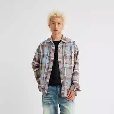 XINYINSU 25FW Plaid Shirt