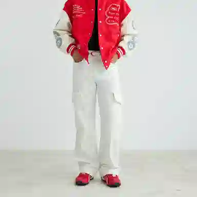 XINYINSU Vintage Washed Cargo Jeans