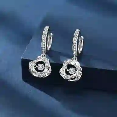 Jibofan Beating Heart Earrings