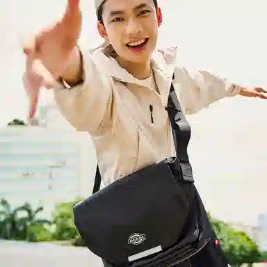 Dickies Crossbody Bag Black Grey