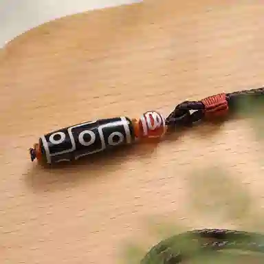 琢玉居 九眼天珠项链藏式民族风挂件百搭#好运 琉璃 吊坠 男女同款情侣款