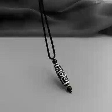 琢玉居 新中式复古九眼天珠配饰#好运 琉璃 吊坠 男女同款情侣款