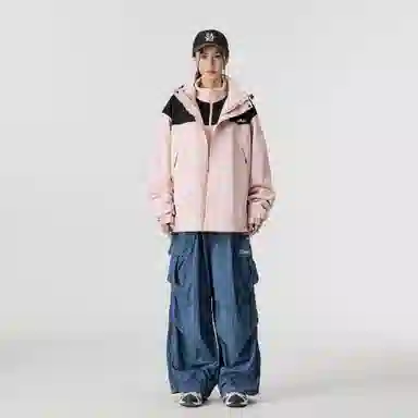 雅鹿优选  可拆卸保暖内搭宽松连帽三合一  防水防风冲锋衣 男女同款