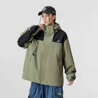 雅鹿优选  可拆卸保暖内搭宽松连帽三合一  防水防风冲锋衣 男女同款