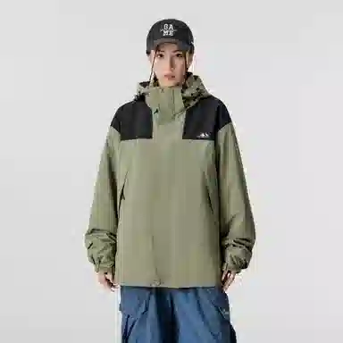 雅鹿优选  可拆卸保暖内搭宽松连帽三合一  防水防风冲锋衣 男女同款