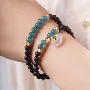 書卓 新中式潮流风   时来运转 #好运 降真香 手串 男女同款情侣款