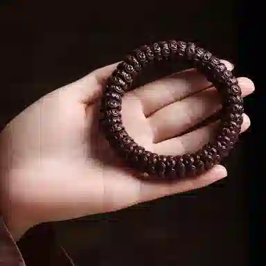 書卓 精雕工艺皮质细腻 油性高#好运 招财进宝 时来运转 上岸 步步高升 开门见喜 紫金鼠 手串 男女同款情侣款