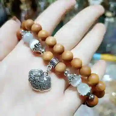 書卓 双圈文玩诸事顺利一帆风顺 精品高级  招财转运 盘玩把件 念珠文玩#好运 檀木 手串 男女同款情侣款