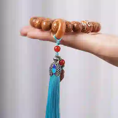 書卓 新中式国风佛珠转运上岸 文玩简约百搭 招财纳福 平安喜乐#好运 星月菩提 手串 男女同款情侣款