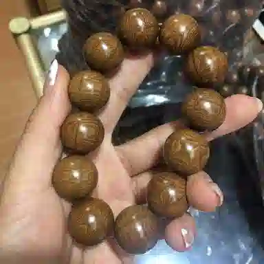 書卓 新中式国风复古盘玩串珠转运珠招财纳福文玩盘玩佛珠强文玩#好运 六道木 手串 男女同款情侣款