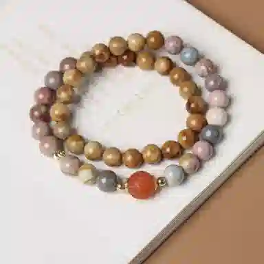 書卓 新中式国风气质  高档平安  手工打磨  富甲天下 库克 手串 男女同款情侣款