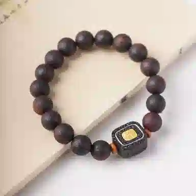 書卓 新中式文艺轻奢高级感小众设计锦鲤诸事顺遂文玩佛珠 #好运 降真香 手串 男女同款情侣款