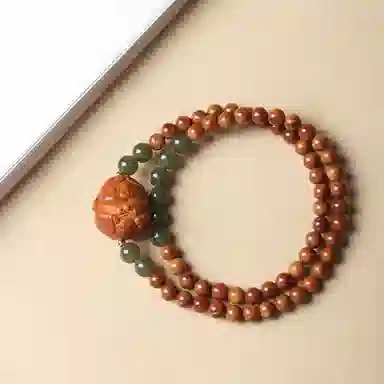 書卓 国风民族风 转运珠 平安喜乐上岸发财高级感新中式文玩念珠平安福#好运 库克 手串 男女同款情侣款