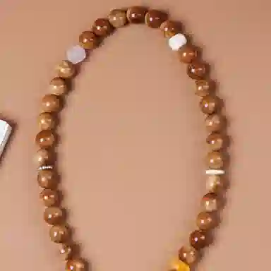 書卓 搭配橄榄核佛手 双圈叠戴跑环高级感手持#好运 库克 手串 男女同款情侣款