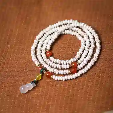 書卓 多圈佛珠葫芦流苏 新中式 盘玩#好运 星月菩提 手串 男女同款情侣款