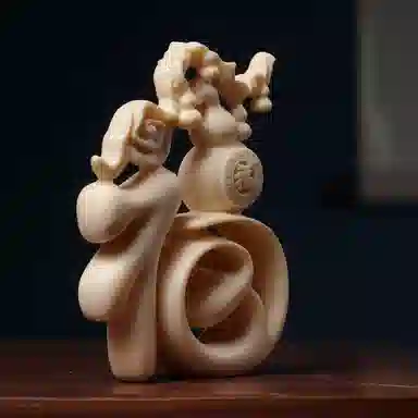 書卓 福字 诸事顺利一帆风顺 精品高级文玩  招财转运 文玩#好运 象牙果 摆件 男女同款情侣款